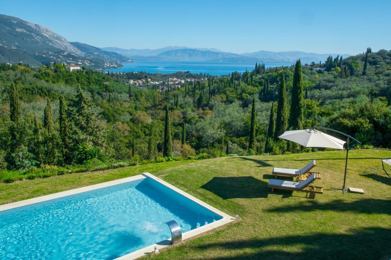 Ionian Sea View Villa By Whitedreamvillas Kato Korakiana Buitenkant foto
