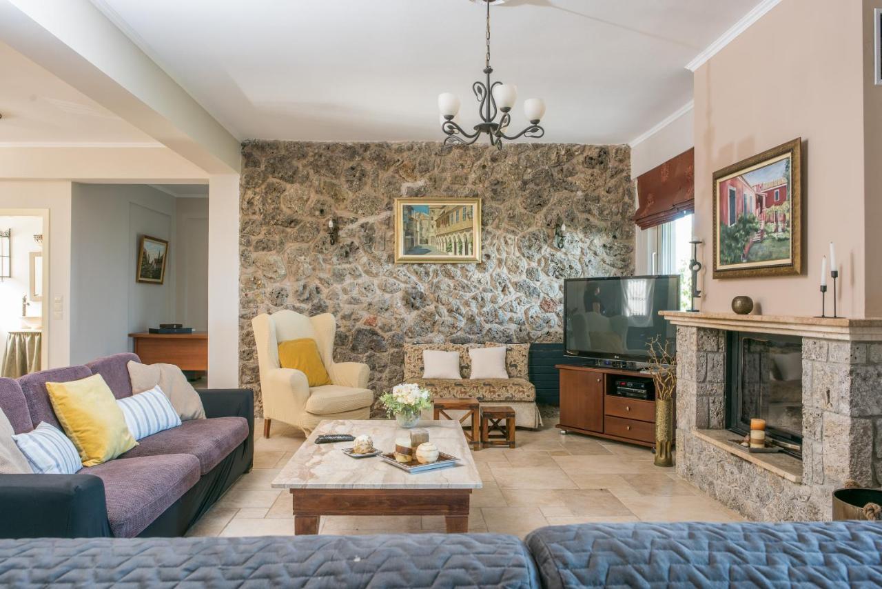 Ionian Sea View Villa By Whitedreamvillas Kato Korakiana Buitenkant foto
