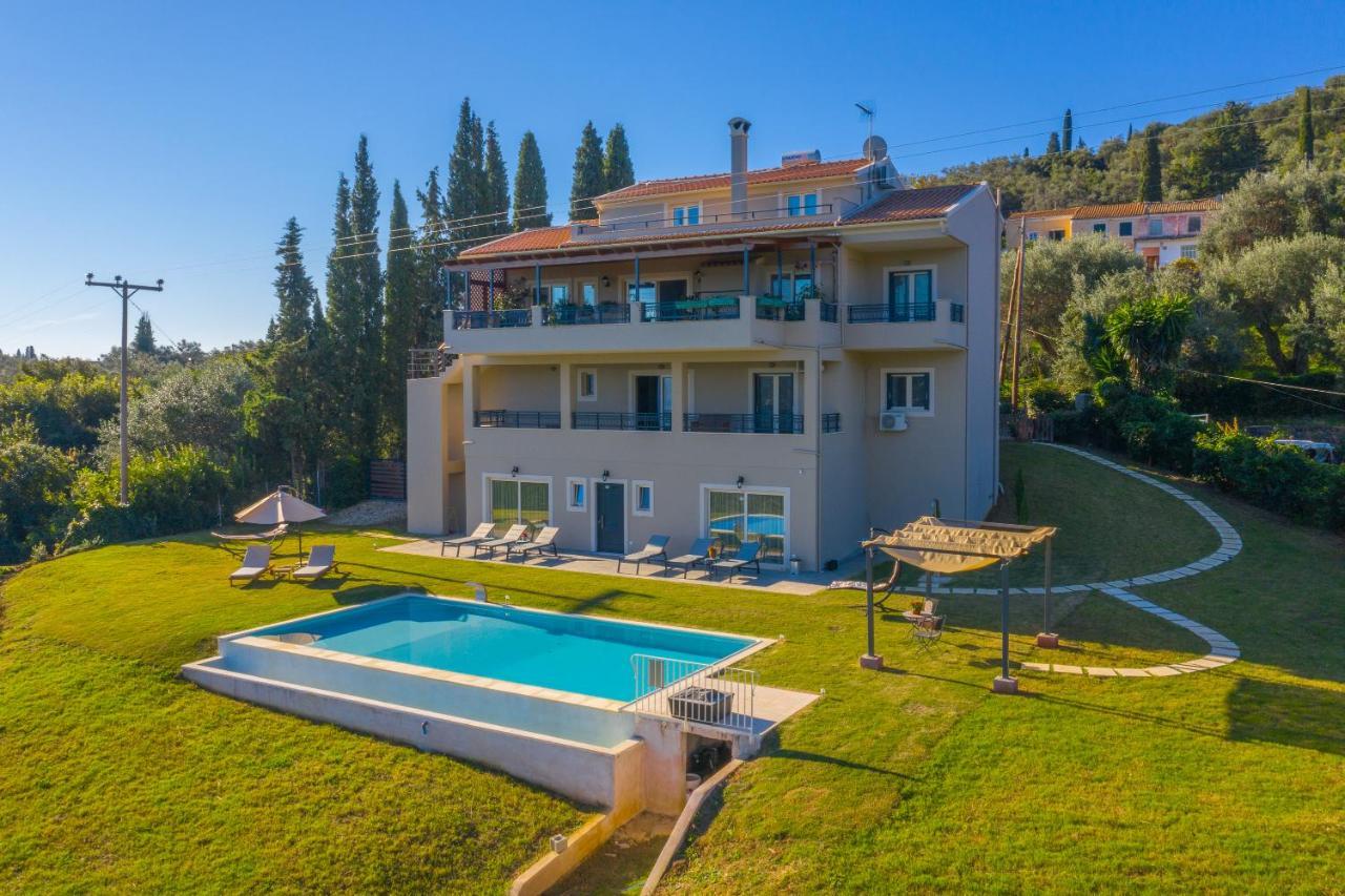 Ionian Sea View Villa By Whitedreamvillas Kato Korakiana Buitenkant foto